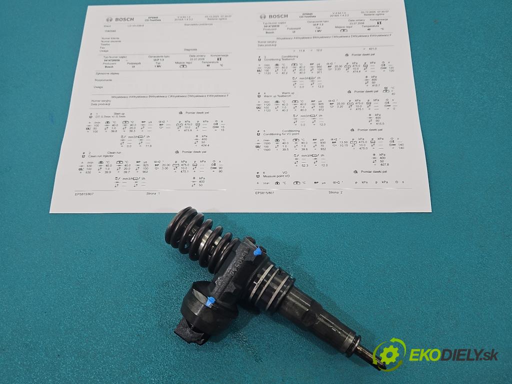 Seat Toledo II 1998-2004 1.9 tdi 150 HP manual 110 kW 1896 cm3 4- vstrekovacie čerpadlo 0414720039 (Vstrekovač paliva)