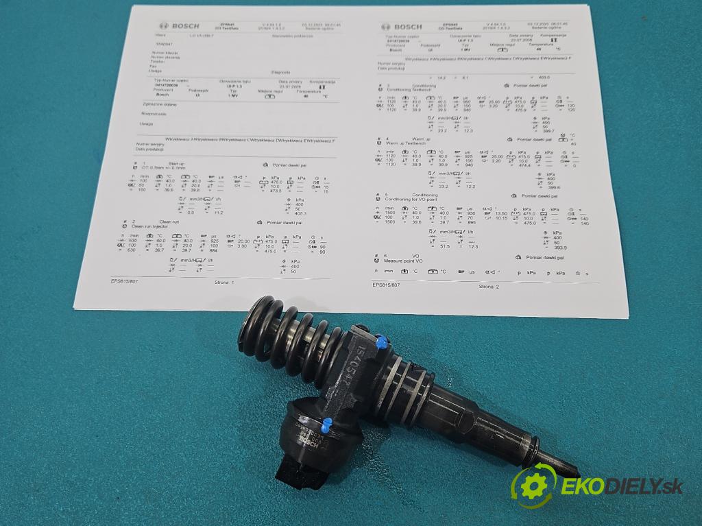 Seat Toledo II 1998-2004 1.9 tdi 150 HP manual 110 kW 1896 cm3 4- vstrekovacie čerpadlo 0414720039 (Vstrekovač paliva)