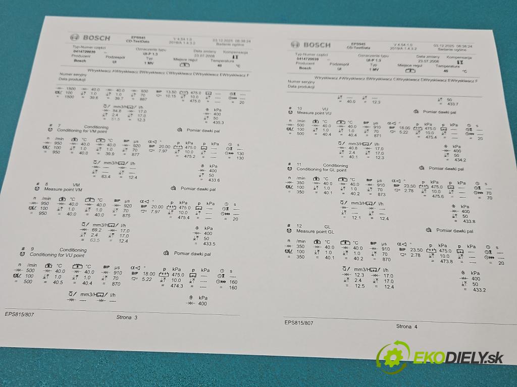Seat Toledo II 1998-2004 1.9 tdi 150 HP manual 110 kW 1896 cm3 4- vstrekovacie čerpadlo 0414720039 (Vstrekovač paliva)