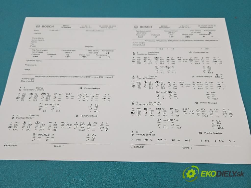 Audi A3 8L 1996-2003 1.9 tdi 131 HP manual 96 kW 1896 cm3 5- vstrekovacie čerpadlo 0414720039 (Vstrekovač paliva)