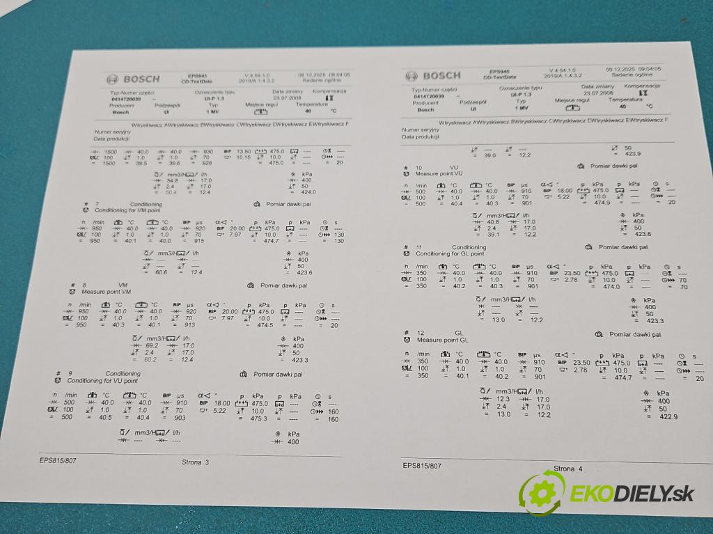 Audi A3 8L 1996-2003 1.9 tdi 131 HP manual 96 kW 1896 cm3 5- vstrekovacie čerpadlo 0414720039 (Vstrekovač paliva)