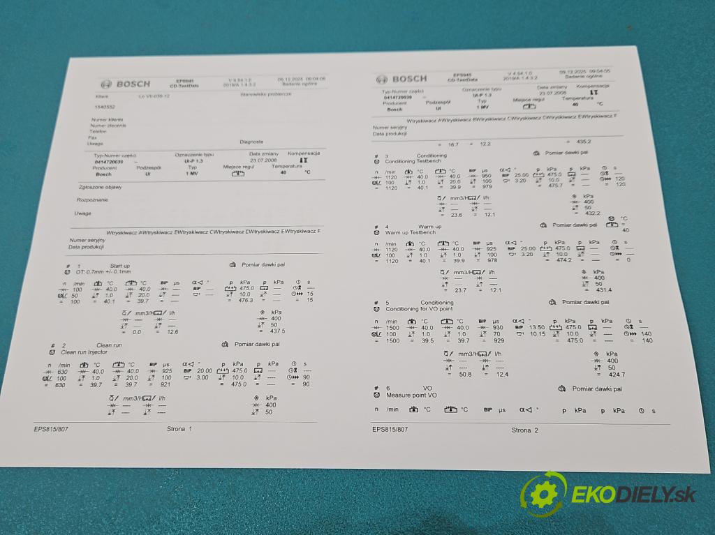 Audi A3 8L 1996-2003 1.9 tdi 131 HP manual 96 kW 1896 cm3 5- vstrekovacie čerpadlo 0414720039 (Vstrekovač paliva)