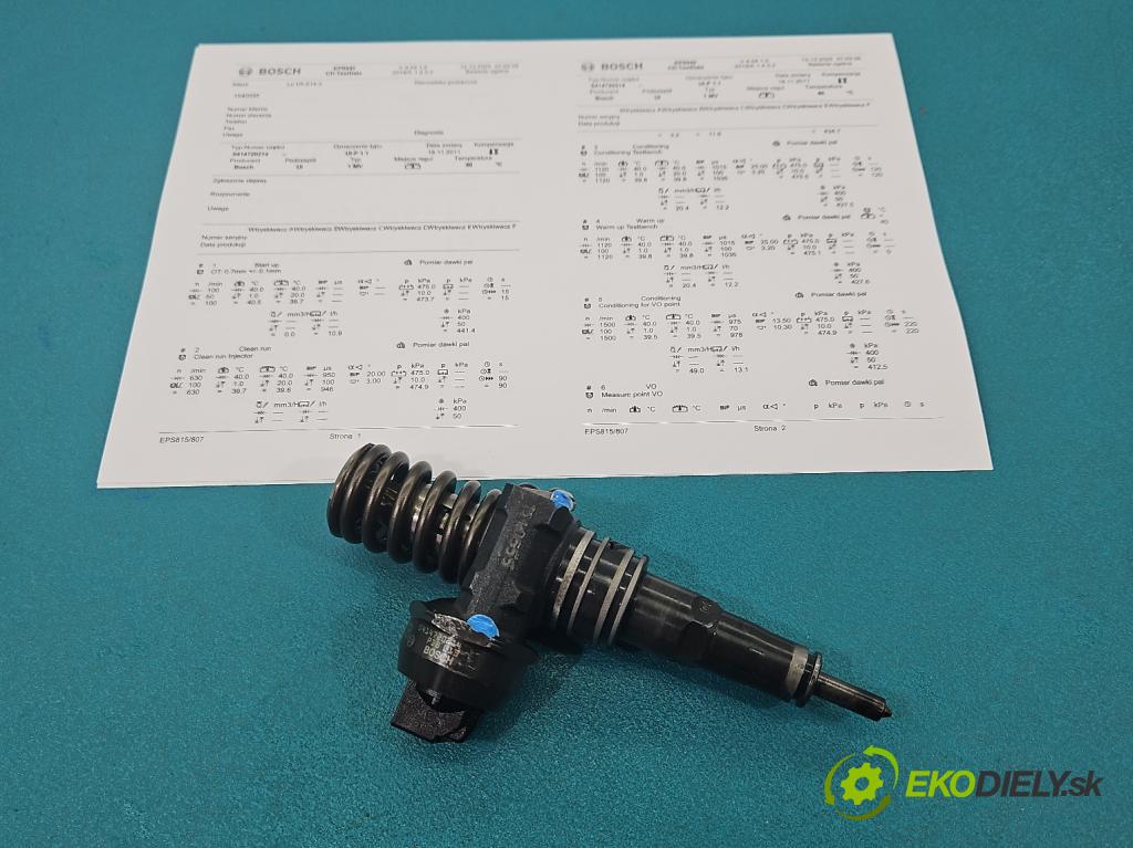 Skoda Superb I 2001-2008 1.9 tdi 131 HP manual 96 kW 1896 cm3 4- vstrekovacie čerpadlo 0414720214 (Vstrekovač paliva)