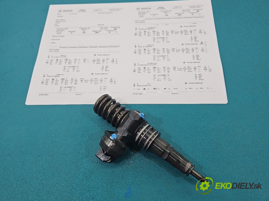Skoda Superb I 2001-2008 1.9 tdi 131 HP manual 96 kW 1896 cm3 4- vstrekovacie čerpadlo 0414720214 (Vstrekovač paliva)
