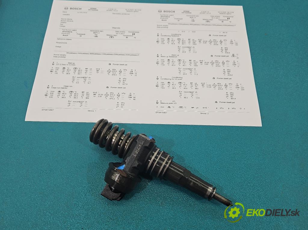 Vw Passat B5 1995-2005 1.9 tdi 131 HP manual 96 kW 1896 cm3 5- vstrekovacie čerpadlo 0414720216 (Vstrekovač paliva)