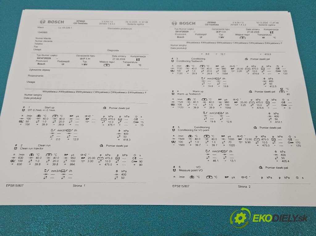 Seat Alhambra I 1996-2010 2.0 tdi 140 HP manual 103 kW 1968 cm3 5- vstrekovacie čerpadlo 0414720229 (Vstrekovač paliva)