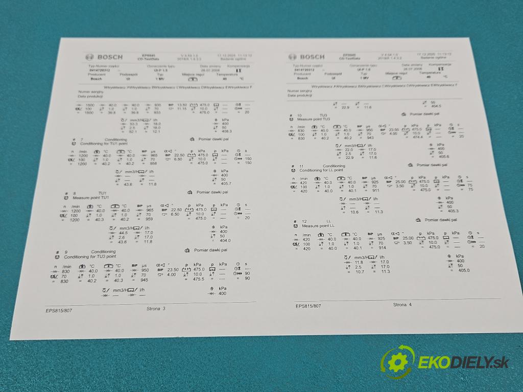 Vw Passat B6 2005-2010 2.0 tdi 140 HP manual 103 kW 1968 cm3 5- vstrekovacie čerpadlo 0414720312 (Vstrekovač paliva)
