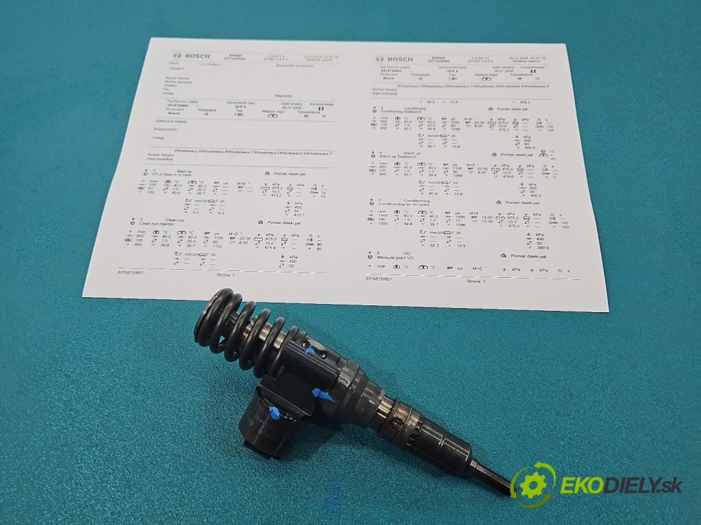 Vw Touran I 2003-2015 2.0 tdi 140 HP manual 103 kW 1968 cm3 5- vstrekovacie čerpadlo 0414720403 (Vstrekovač paliva)