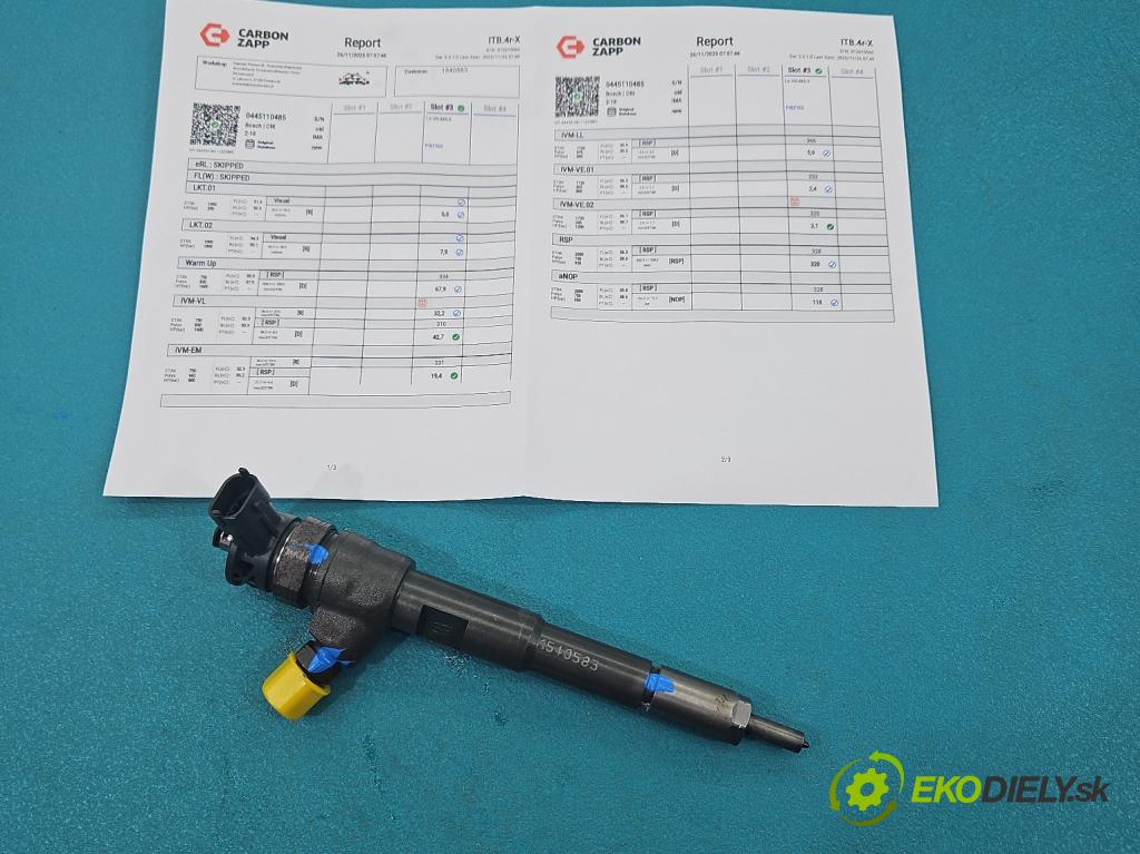 Renault Clio IV 2012-2020 1.5 dci 90 HP manual 66 kW 1461 cm3 5- vstrek 0445110485 (Vstrekovač paliva)