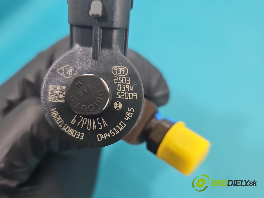 Renault Clio IV 2012-2020 1.5 dci 90 HP manual 66 kW 1461 cm3 5- vstrek 0445110485 (Vstrekovač paliva)