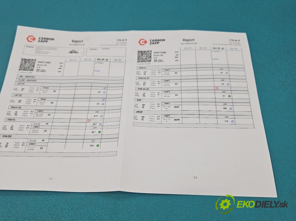 Renault Clio IV 2012-2020 1.5 dci 90 HP manual 66 kW 1461 cm3 5- vstrek 0445110485 (Vstrekovač paliva)