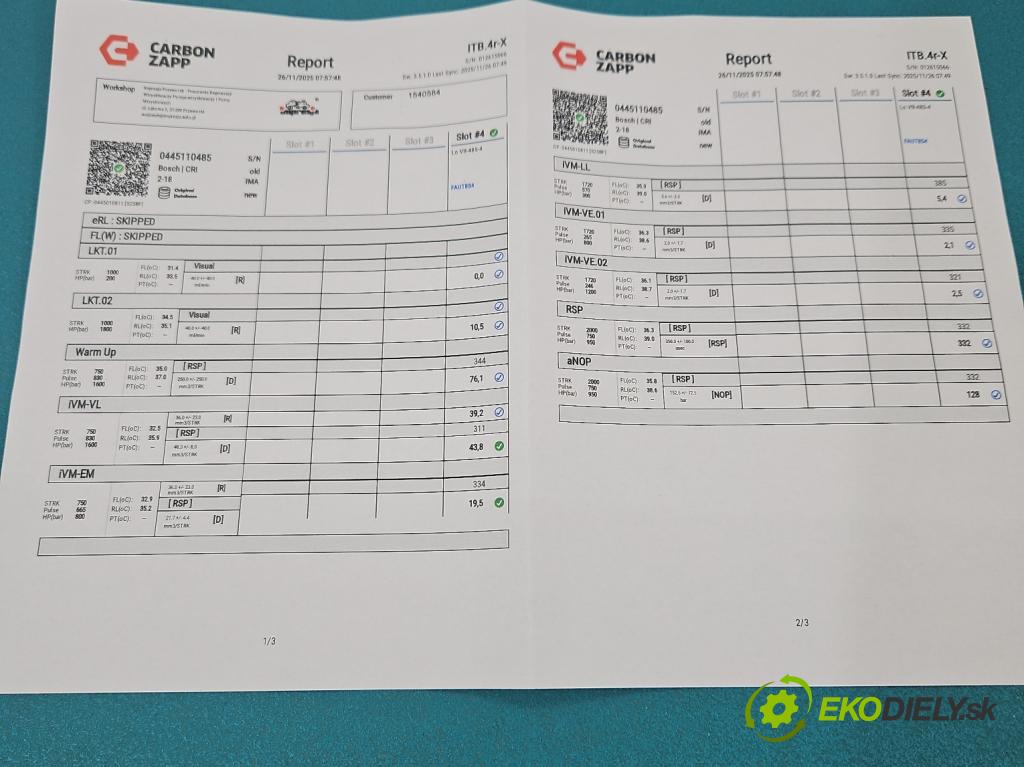 Renault Clio IV 2012-2020 1.5 dci 90 HP manual 66 kW 1461 cm3 5- vstrek 0445110485 (Vstrekovač paliva)