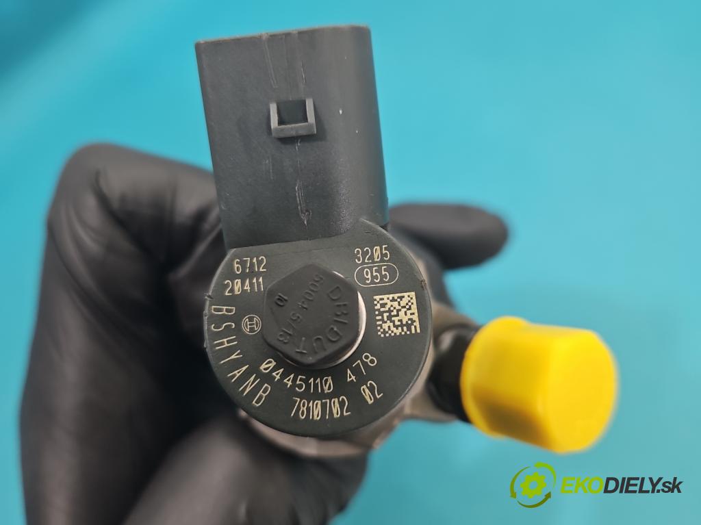 Bmw 5 F10 2010-2017 2.0d 184hp automatic 135 kW 1995 cm3 4- vstrek 0445110478 (Vstrekovač paliva)