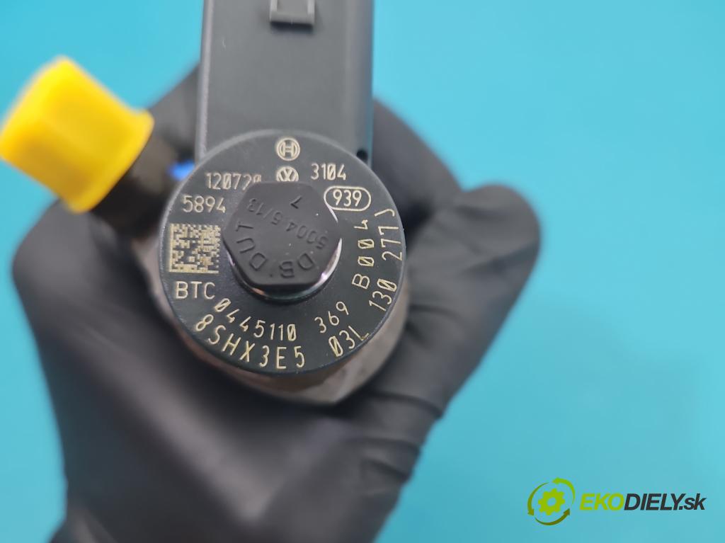 Vw Passat B7 2010-2014 2.0 tdi 140 HP manual 103 kW 1968 cm3 4- vstrek 0445110369 (Vstrekovač paliva)