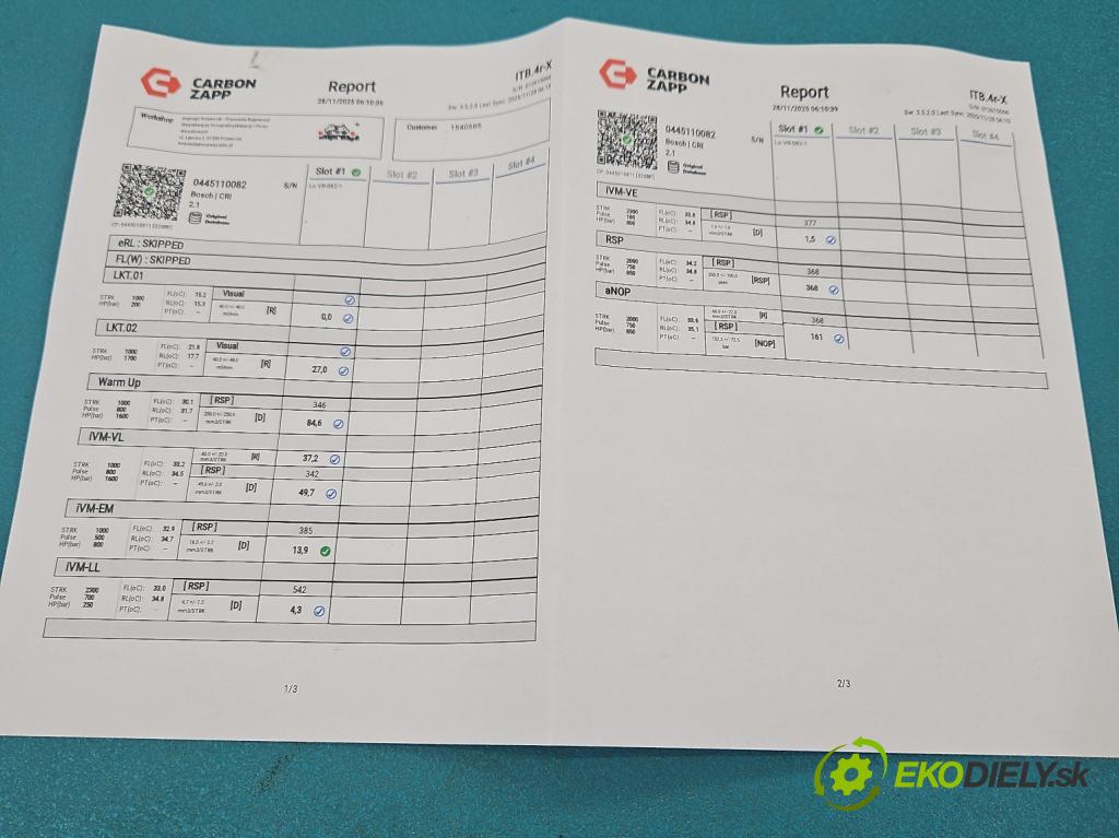 Honda Civic VII 2000-2006 1.7 citd 101 HP manual 74 kW 1696 cm3 5- vstrek 0445110082 (Vstrekovač paliva)