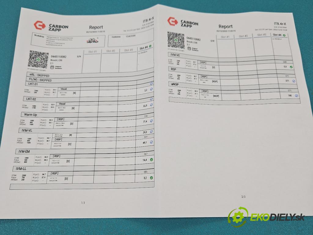 Honda Civic VII 2000-2006 1.7 citd 101 HP manual 74 kW 1696 cm3 5- vstrek 0445110082 (Vstrekovač paliva)