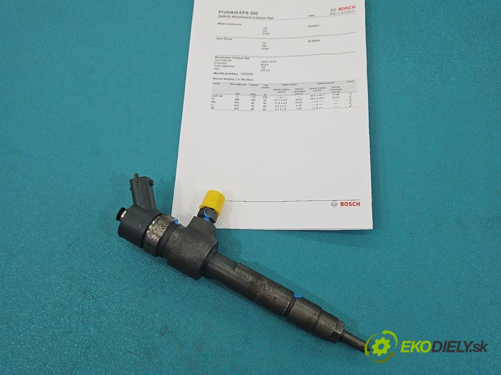 Opel Vectra C 2002-2008 1.9 cdti 120 HP manual 88 kW 1910 cm3 5- vstrek 0445110276 (Vstrekovač paliva)