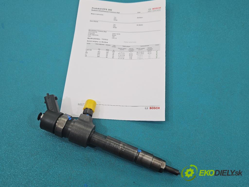 Opel Vectra C 2002-2008 1.9 cdti 120 HP manual 88 kW 1910 cm3 5- vstrek 0445110276 (Vstrekovač paliva)