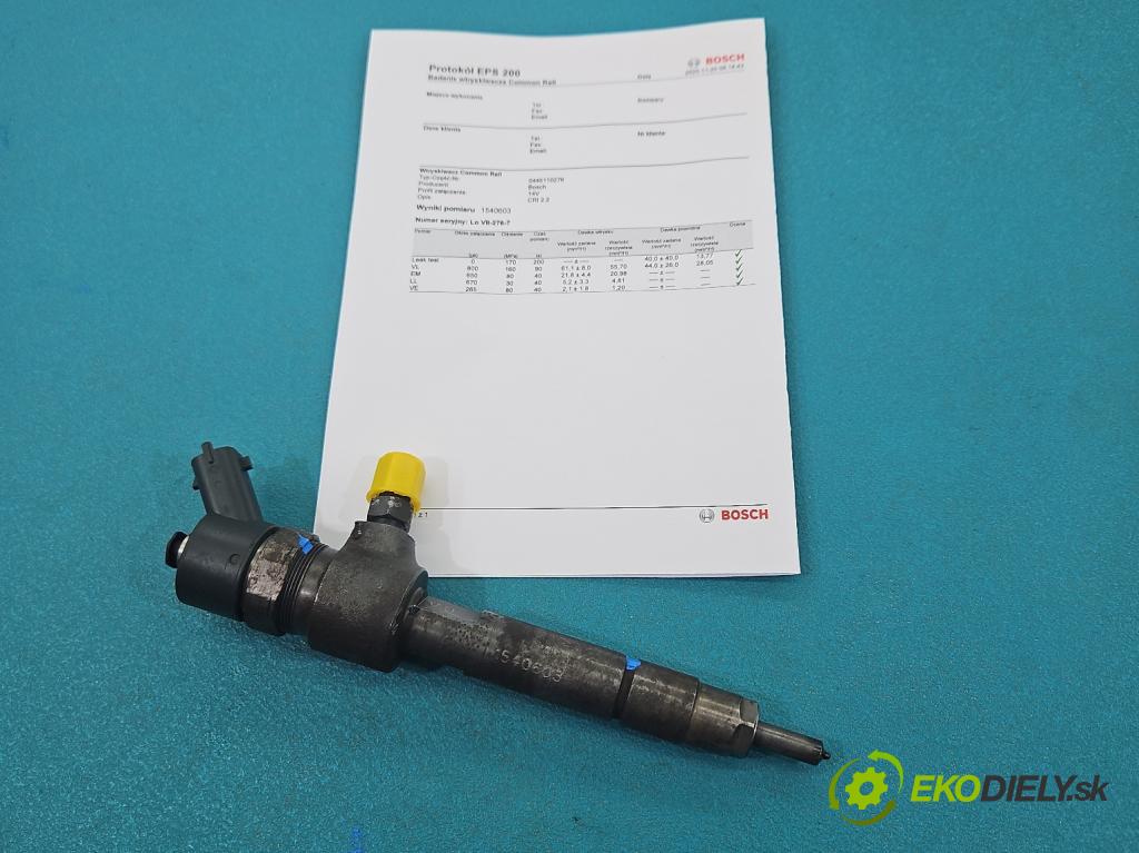 Opel Vectra C 2002-2008 1.9 cdti 120 HP manual 88 kW 1910 cm3 5- vstrek 0445110276 (Vstrekovač paliva)