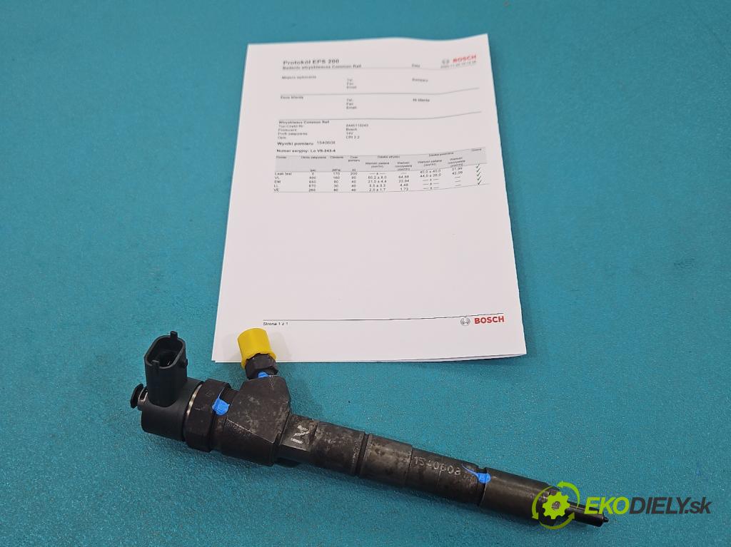 Opel Astra III 2004-2014 1.9 cdti 150 HP manual 110 kW 1910 cm3 5- vstrek 0445110243 (Vstrekovač paliva)