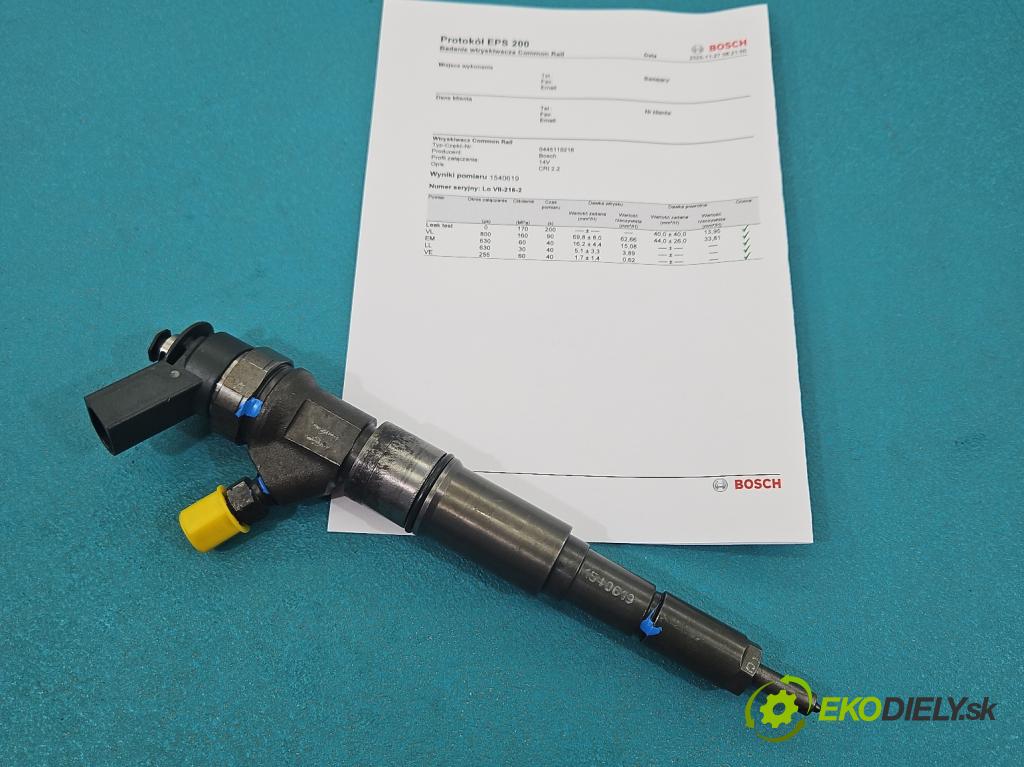 Bmw 3 E90 2005-2013 2.0d 163 HP manual 120 kW 1995 cm3 5- vstrek 0445110216 (Vstrekovač paliva)