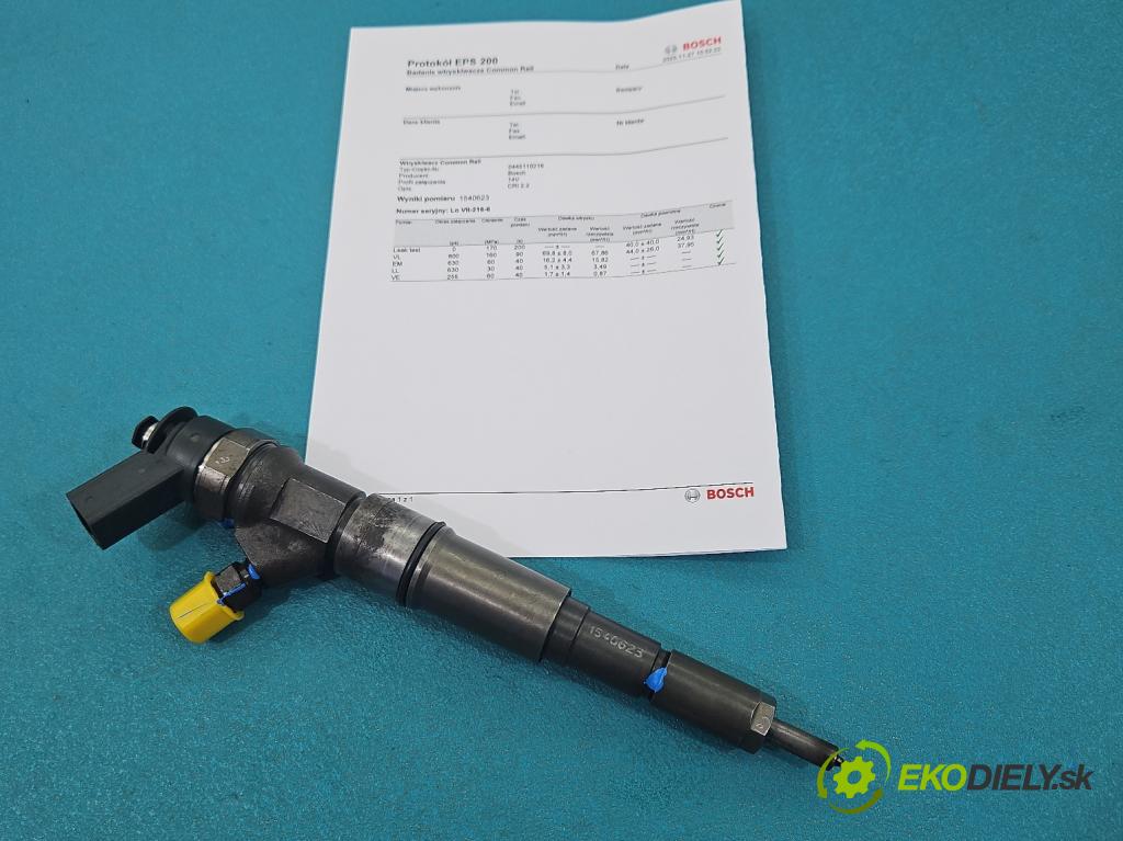 Bmw 3 E90 2005-2013 2.0d 163 HP manual 120 kW 1995 cm3 5- vstrek 0445110216 (Vstrekovač paliva)