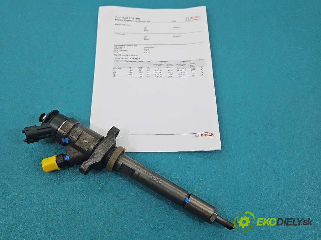 Citroen Berlingo II 2008-2018 1.6 HDi 90 HP manual 66 kW 1560 cm3 5- vstrek 0445110311 (Vstrekovač paliva)