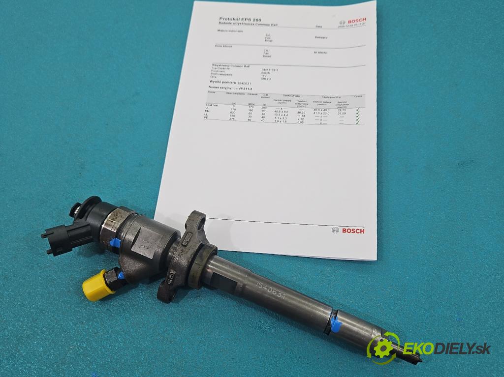 Citroen Berlingo II 2008-2018 1.6 HDi 90 HP manual 66 kW 1560 cm3 5- vstrek 0445110311 (Vstrekovač paliva)