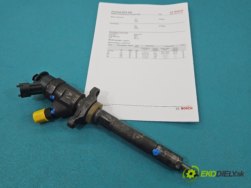 Citroen Berlingo II 2008-2018 1.6 HDi 90 HP manual 66 kW 1560 cm3 5- vstrek 0445110311 (Vstrekovač paliva)