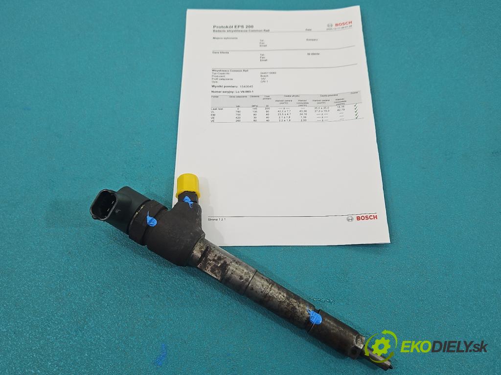 Fiat Panda II 2003-2012 1.3 jtd 69KM manual 51 kW 1248 cm3 5- vstrek 0445110083 (Vstrekovač paliva)