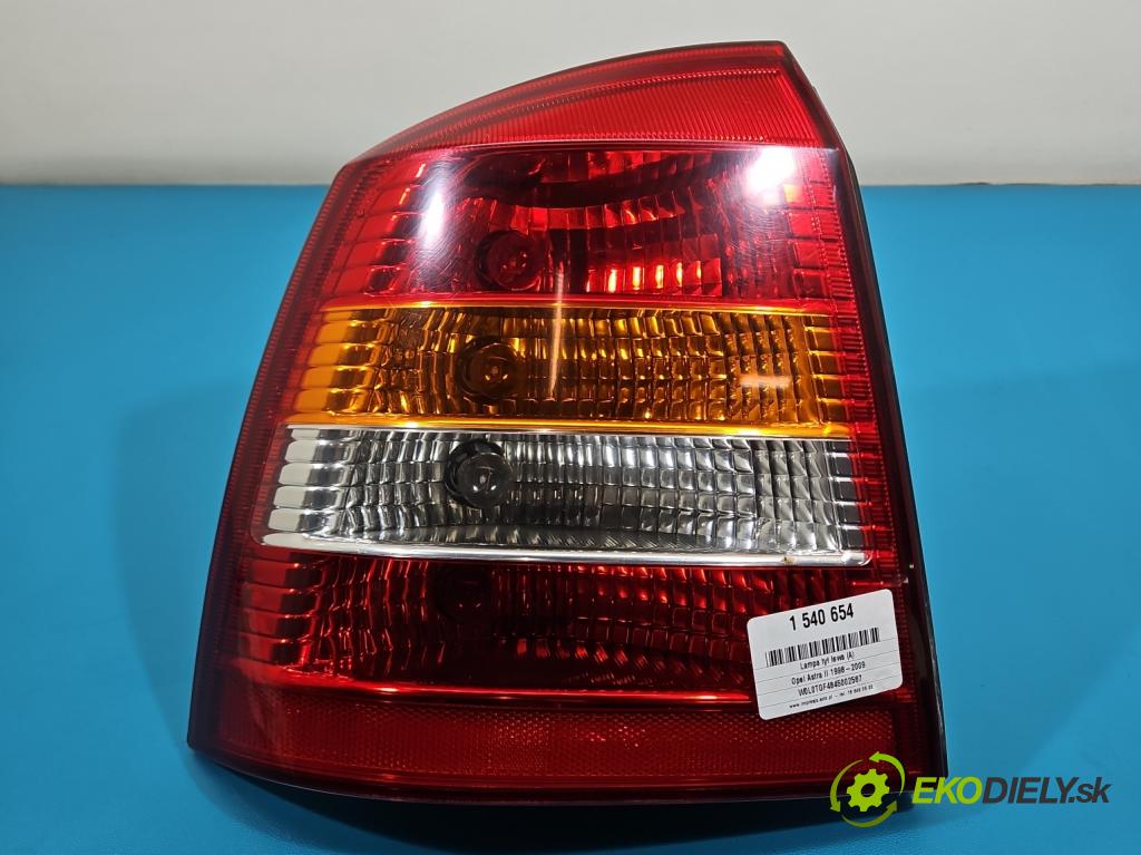 Opel Astra II 1998-2009 1.4 16V 90 HP manual 66 kW 1389 cm3 5- svetlo / reflektor zadné ľavé 13110929 (Kľučka dverí ostatné)