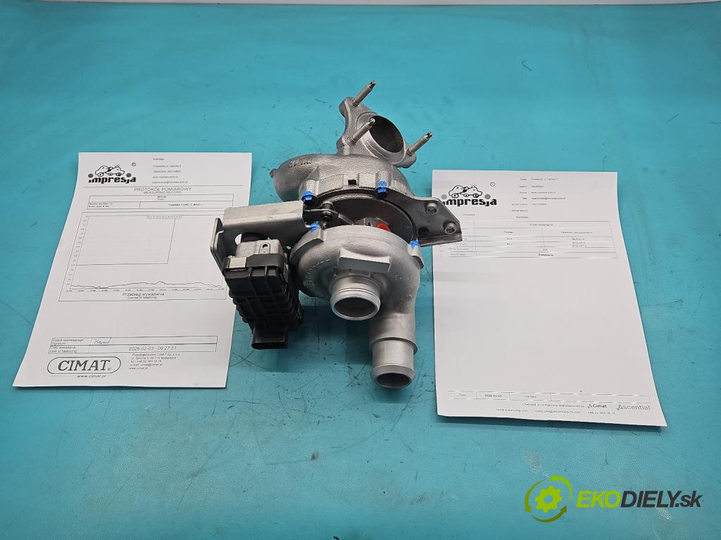 Ford C-Max I 2003-2010 1.8 tdci 116 HP manual 85 kW 1753 cm3 5- turbodúchadlo, turbo repasovaná 742110-7