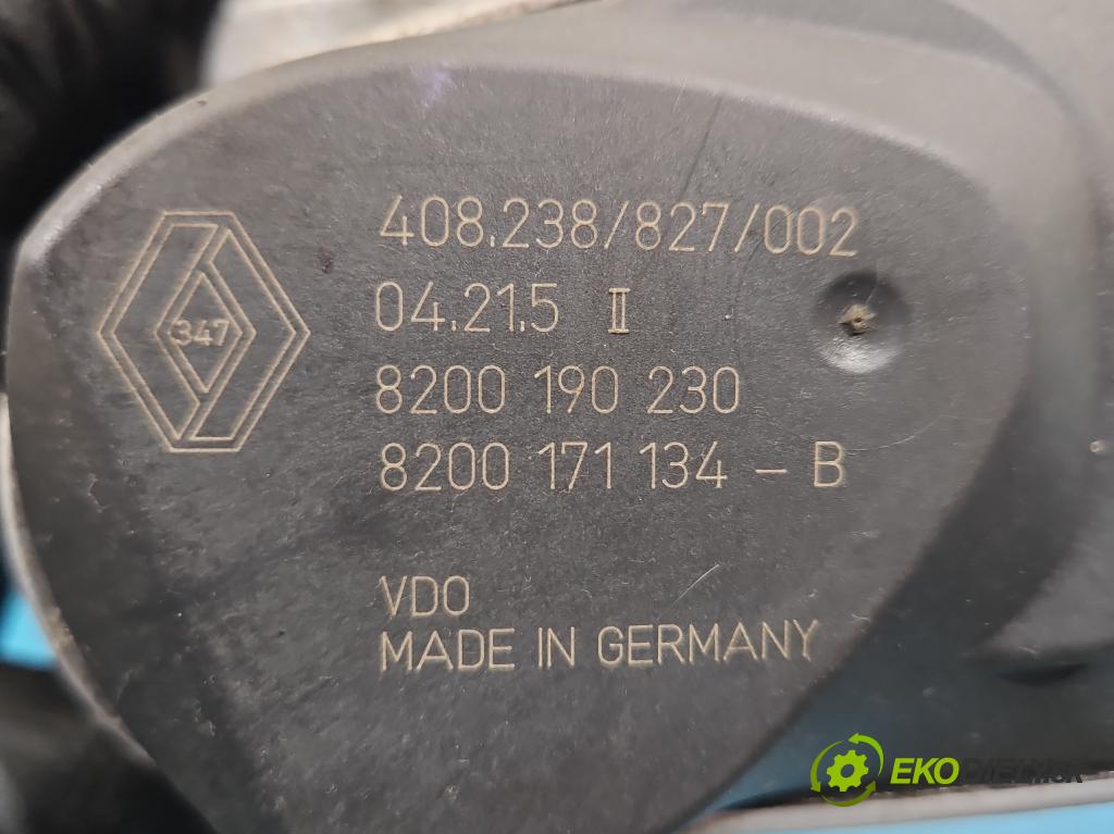 Renault Scenic II 2003-2009 1.6 16V 113 HP manual 83 kW 1598 cm3 5- klapka 8200190230 (Škrtiaca klapka)