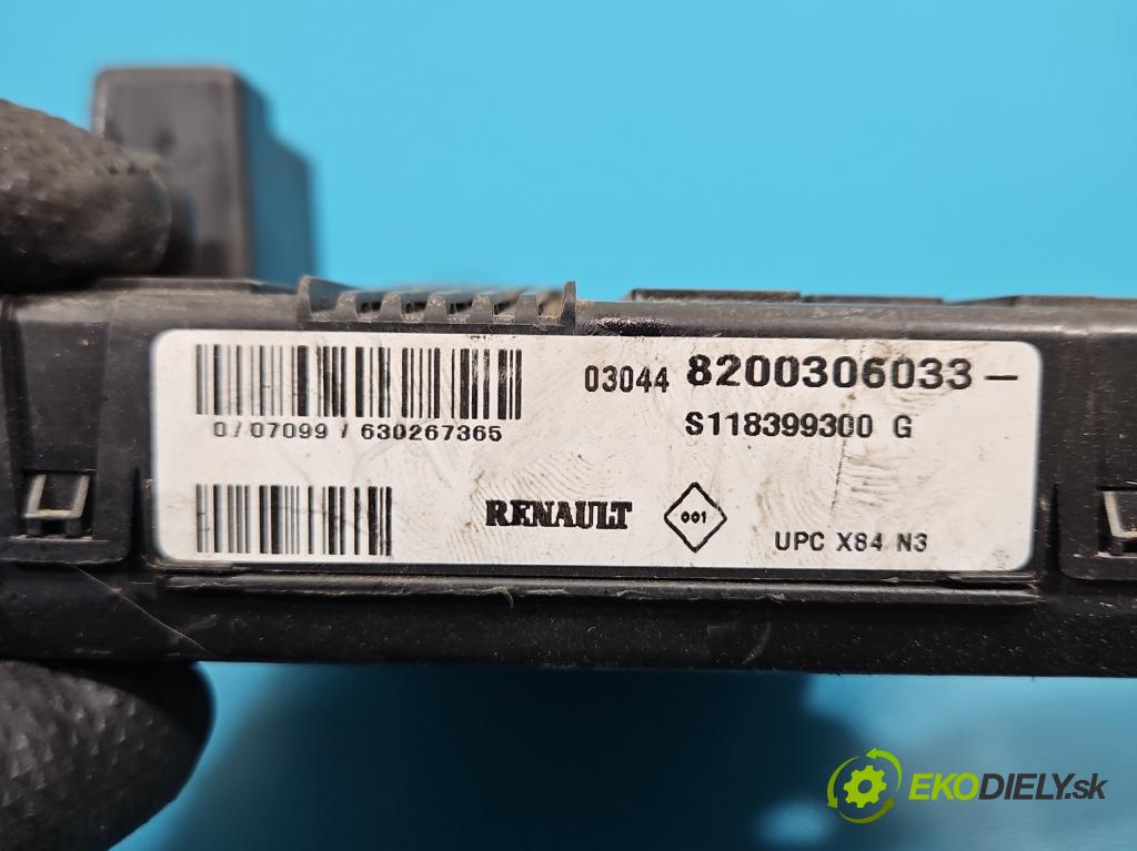 Renault Scenic II 2003-2009 1.6 16V 113 HP manual 83 kW 1598 cm3 5- riadiaca jednotka ostatné 8200306033