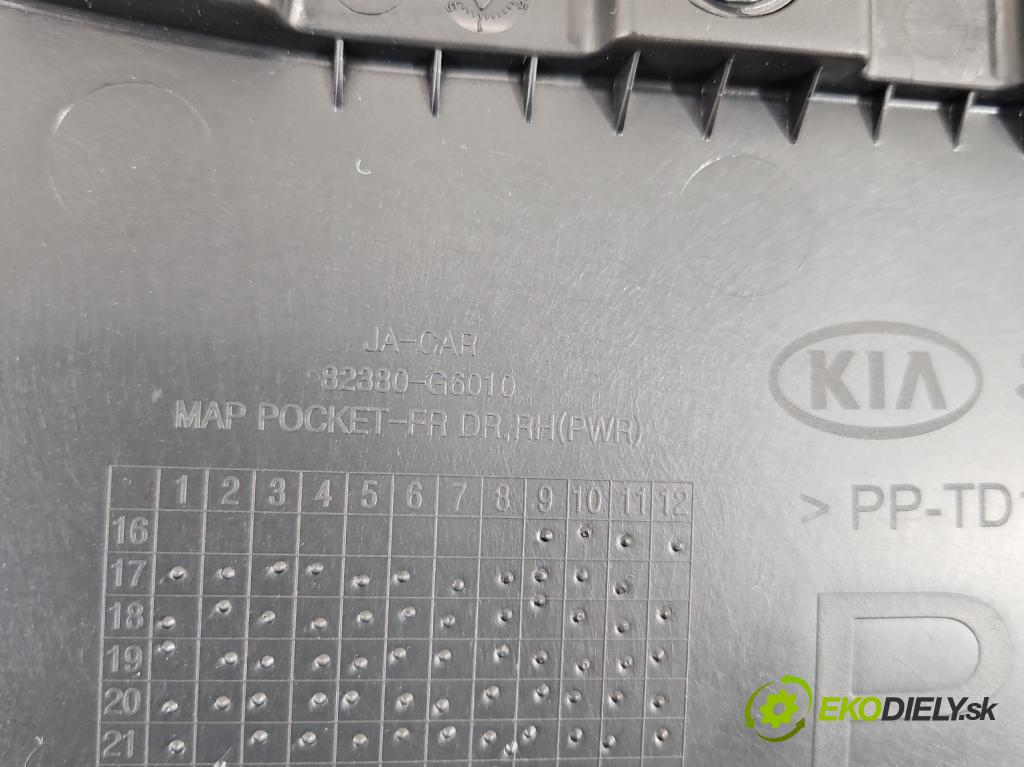 Kia Picanto III  17- 1.2 MPI 84KM manual 61.8 kW 1197 cm3 5- Čalounictví: dvere predné pravé 82380-G6010