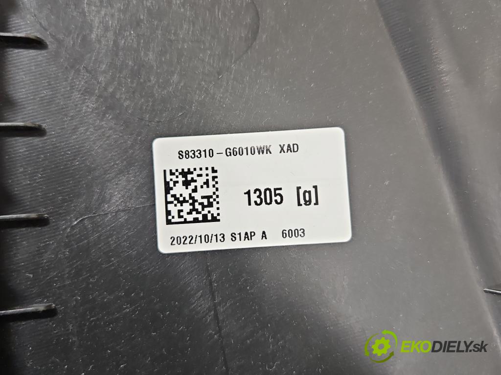Kia Picanto III  17- 1.2 MPI 84KM manual 61.8 kW 1197 cm3 5- Čalounictví: dvere zadné ľavé 83310-G6010WK
