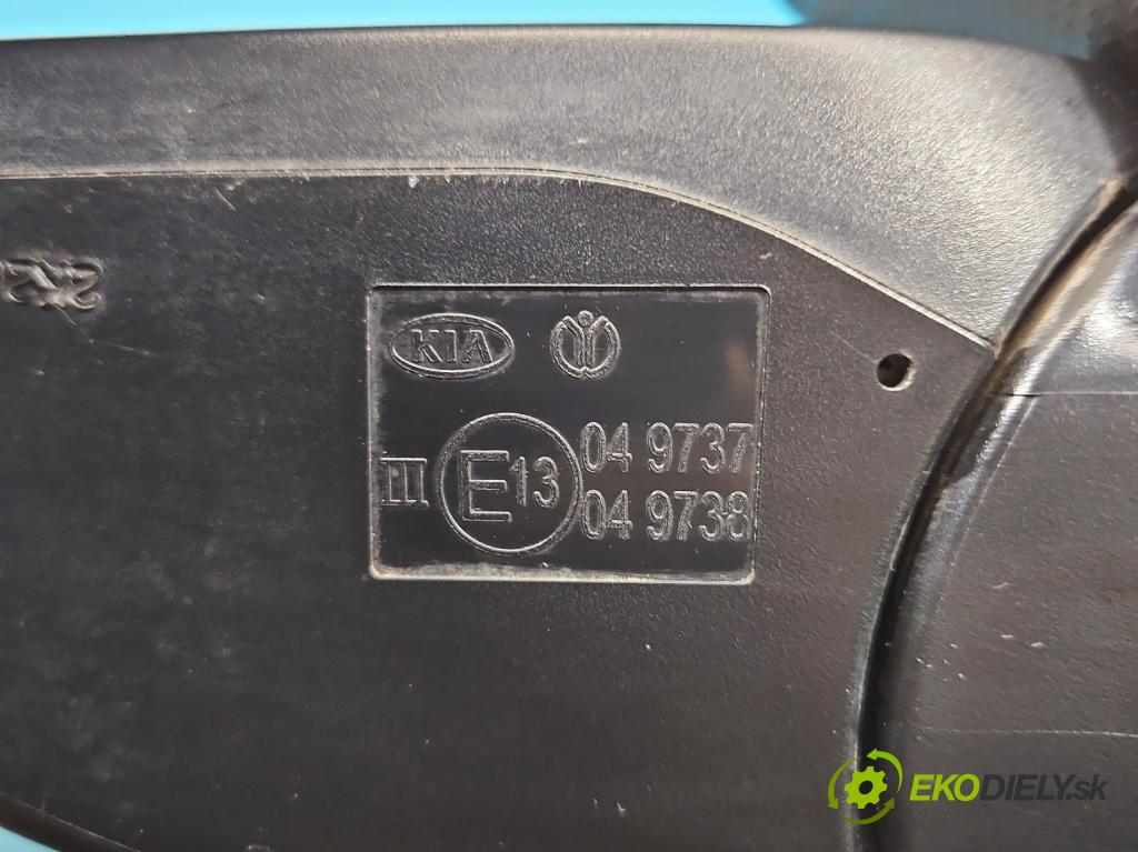 Kia Picanto III 17- 1.2 MPI 84KM manual 61.8 kW 1197 cm3 5- zrkadlo ľavé (Kľučka dverí ostatné)