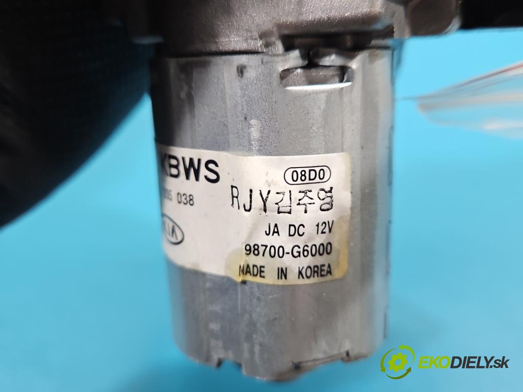 Kia Picanto III  17- 1.2 MPI 84KM manual 61.8 kW 1197 cm3 5- motor stieračov zadné 98700-G6000