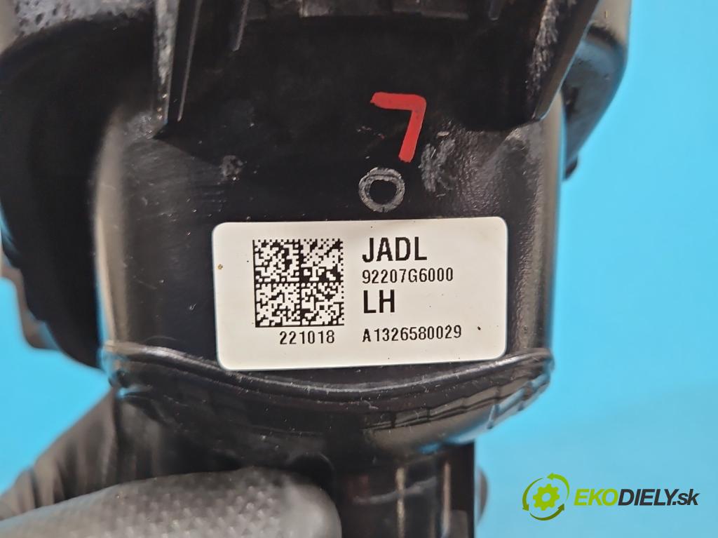 Kia Picanto III  17- 1.2 MPI 84KM manual 61.8 kW 1197 cm3 5- Halogen ľavý 92207G6000 (Kľučka dverí ostatné)