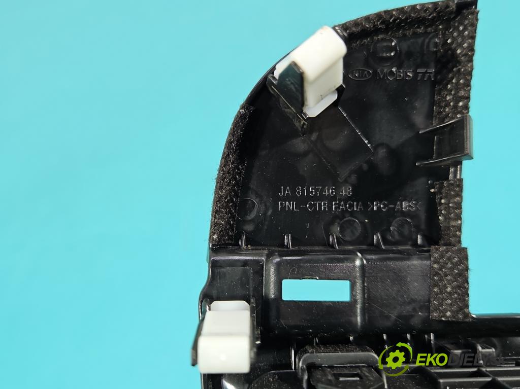 Kia Picanto III  17- 1.2 MPI 84KM manual 61.8 kW 1197 cm3 5- Mřížka: kúrenia stredová 84740-G6000CA (Mriežka kúrenia (fukár))