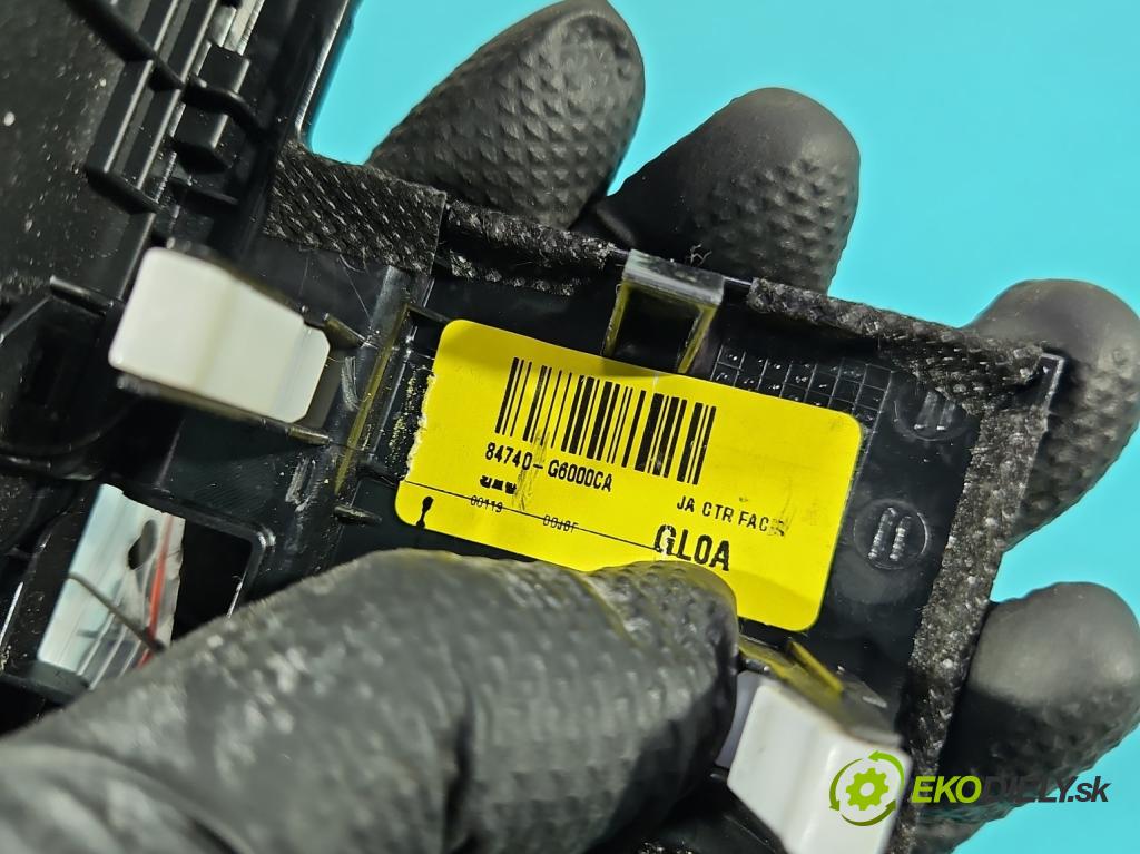 Kia Picanto III  17- 1.2 MPI 84KM manual 61.8 kW 1197 cm3 5- Mřížka: kúrenia stredová 84740-G6000CA (Mriežka kúrenia (fukár))