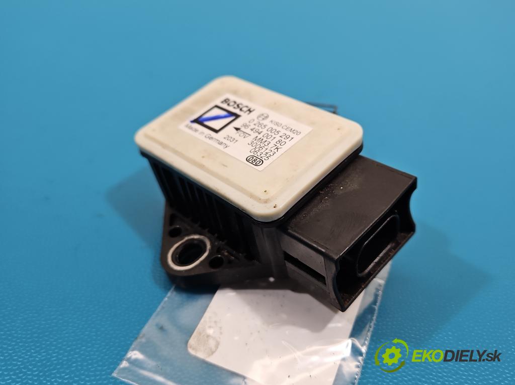 Citroen C4 I 2004-2011 1.6 16V 109 HP manual 80 kW 1587 cm3 5- snímač ESP 0265005291