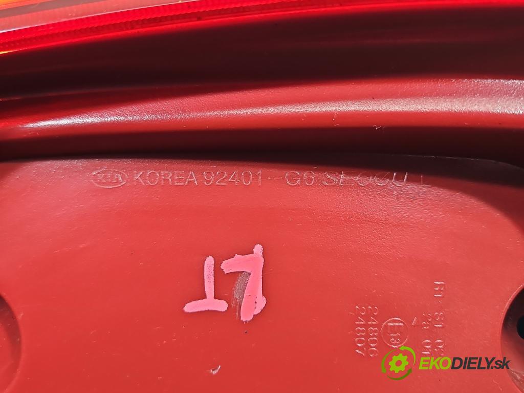 Kia Picanto III  17- 1.2 MPI 84KM manual 61.8 kW 1197 cm3 5- svetlo / reflektor zadné ľavé 92401G6000 (Kľučka dverí ostatné)