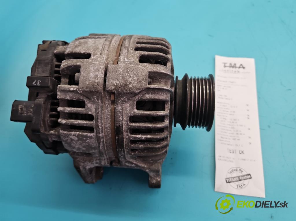Skoda Fabia I 1999-2007 1.4 16V 101 HP manual 74 kW 1390 cm3 5- Alternator 037903025F (Alternátor)