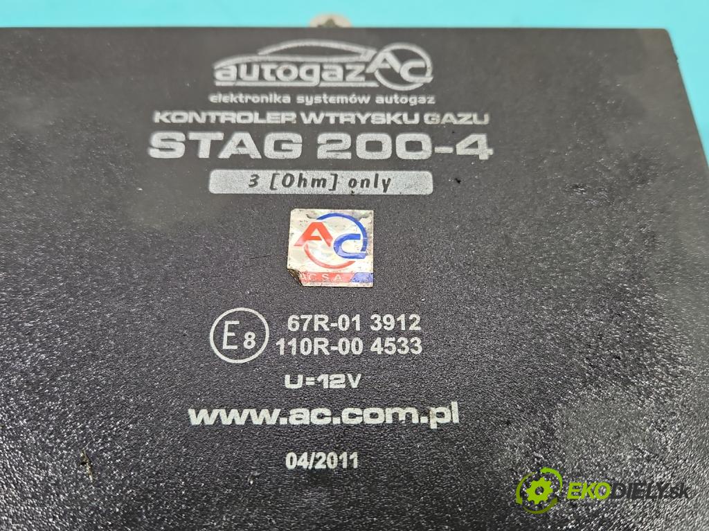 Skoda Fabia I 1999-2007 1.4 16V 101 HP manual 74 kW 1390 cm3 5- riadiaca jednotka LPG STAG200-4