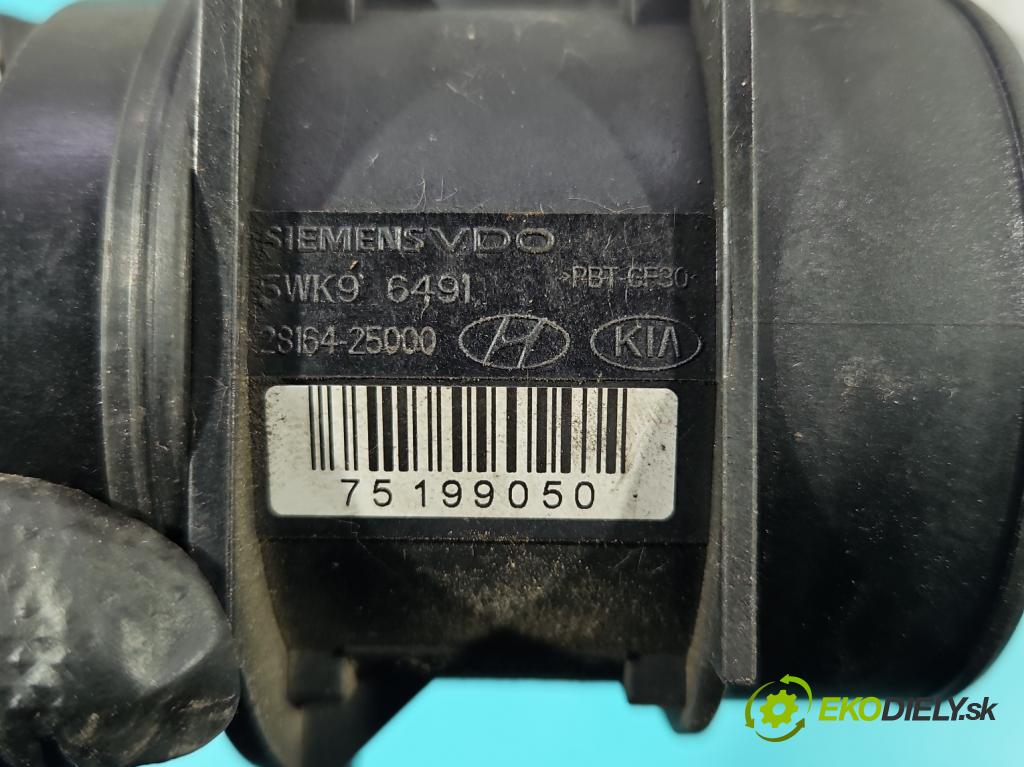 Kia Carens III  2006-2013 2.0 16V 144 HP manual 106 kW 1998 cm3 5- průtokoměr: 5WK96491 (Váha vzduchu)