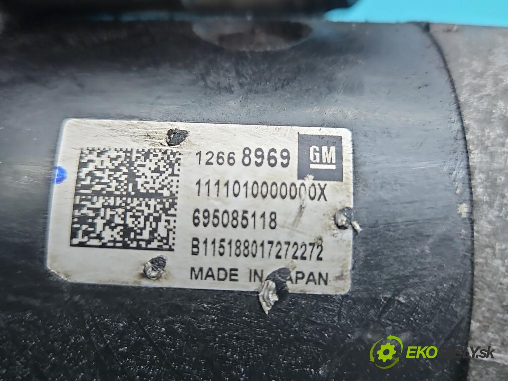 Opel Astra V  2015-2022 1.4 T 125 hp manual 92 kW 1399 cm3 5- startér: 12668969 (Startér)