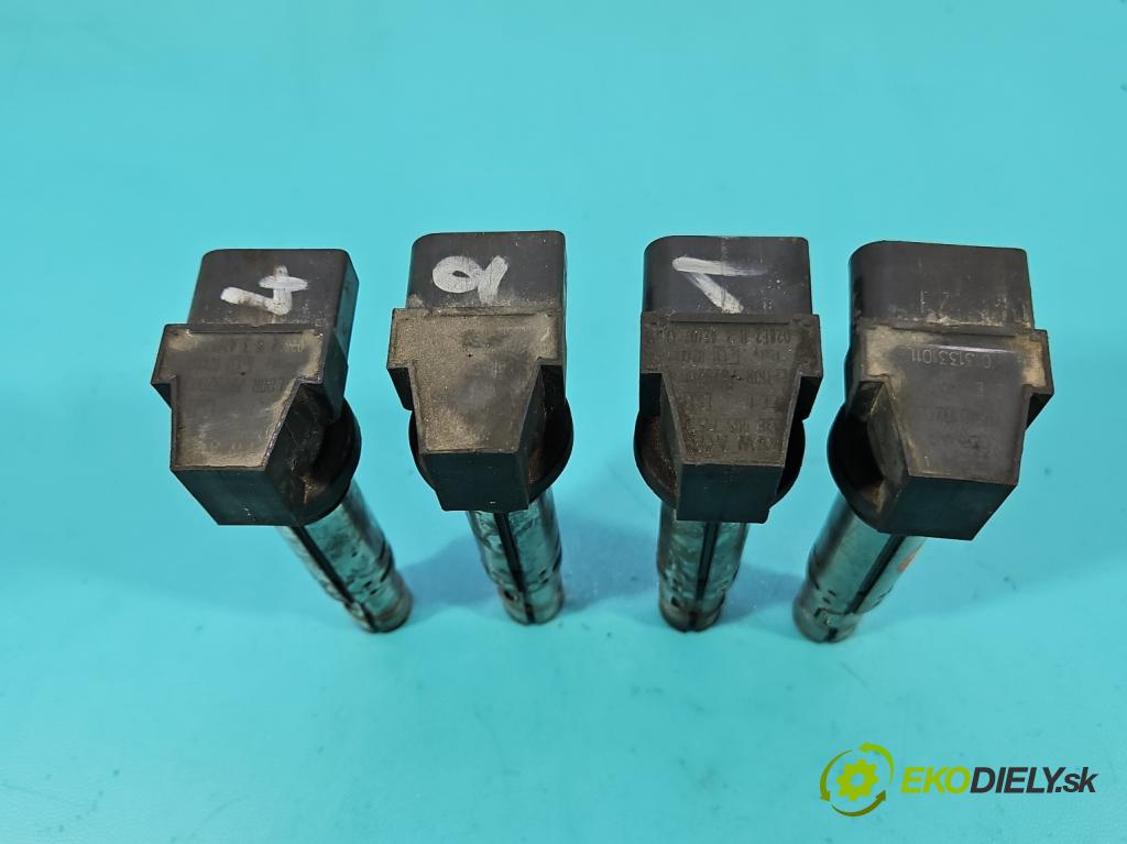 Vw Polo IV 9N 2001-2009 1.4 16V 80 HP manual 59 kW 1390 cm3 5- cievka zapaľovacia 036905715E (Zapaľovacia cievka)