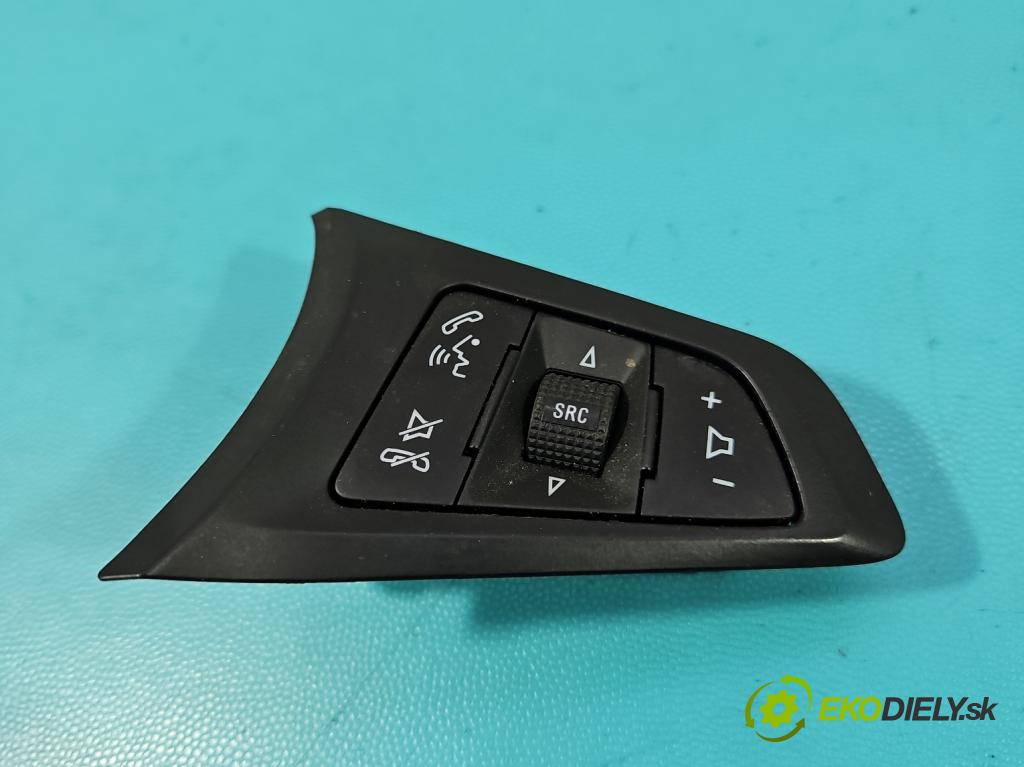 Opel Astra V  2015-2022 1.4 T 125 hp manual 92 kW 1399 cm3 5- Přepínač multifunkční: řízení: 13470315 (Páčky pod volantem)