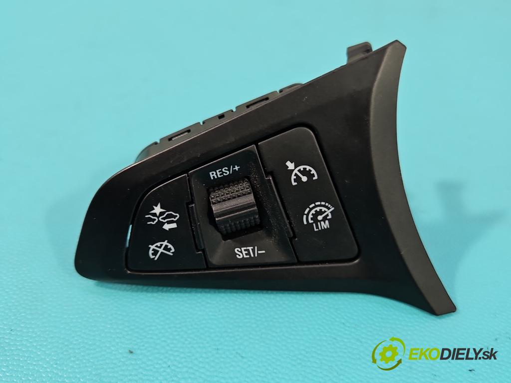 Opel Astra V  2015-2022 1.4 T 125 hp manual 92 kW 1399 cm3 5- Přepínač multifunkční: řízení: 13496258 (Páčky pod volantem)